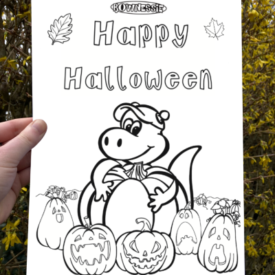 Halloween colouring - PDF download