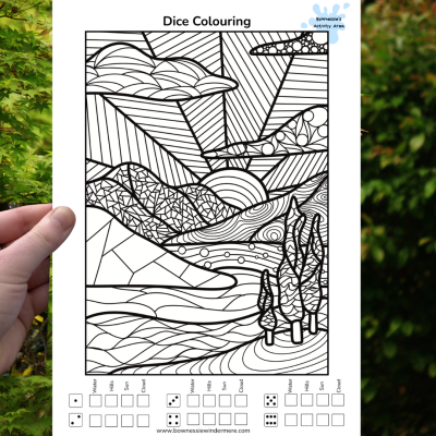 Dice Colouring PDF only