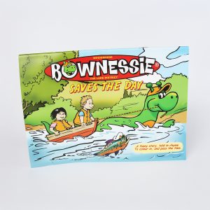 Bownessie Saves the day colouring book
